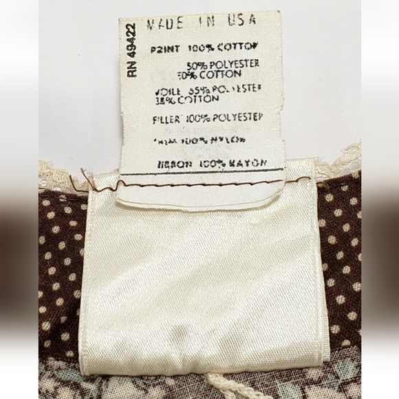 Vintage Gunne Sax Prairie Dress, Brown Floral Calico, 11, Medium, Pockets RARE! - Picture 8 of 14